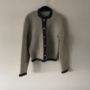 𝅺Vintage Handmade Knit Cardigan Sweater